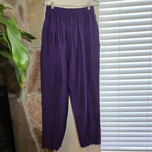 Vintage 80s Whimsigoth Festival Silk Balloon Pants